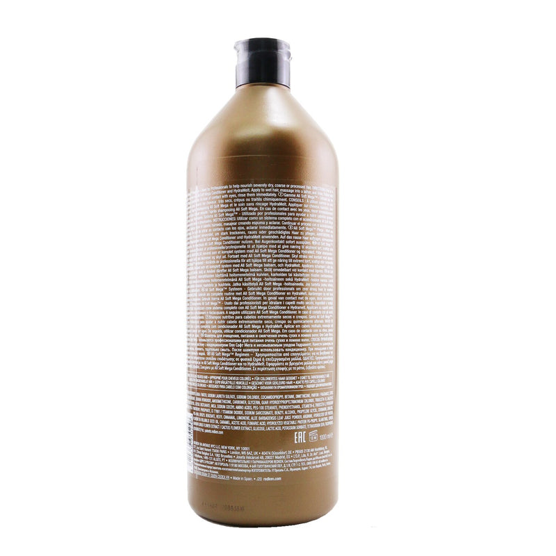 Redken All Soft Mega Shampoo (For Severely Dry/ Coarse Hair)  1000ml/33.8oz