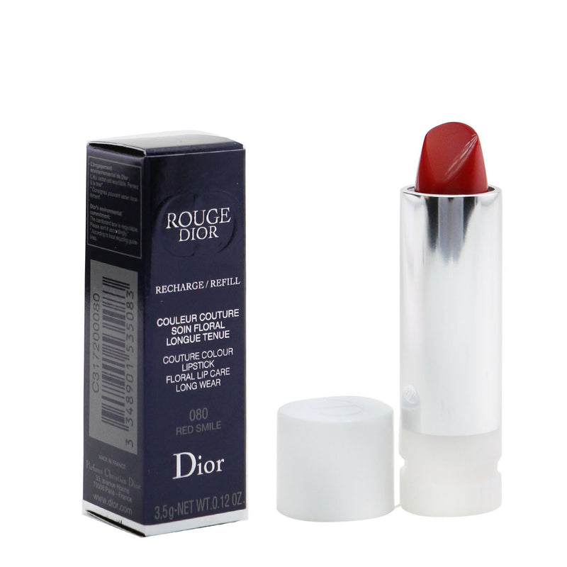 Christian Dior Rouge Dior Couture Colour Refillable Lipstick Refill - # 080 Red Smile (Satin)  3.5g/0.12oz