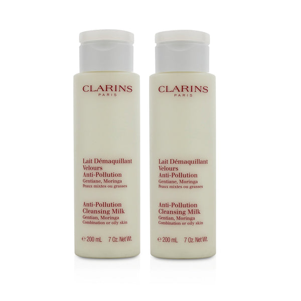Clarins Anti-Pollution Cleansing Milk Duo Pack - Combination or Oily Skin  2x200ml/7oz