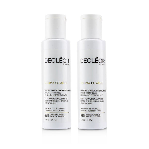 Decleor Aroma Cleanse Clay Powder Cleanser Duo Pack - For Combination Skin Types  2x41g/1.4oz