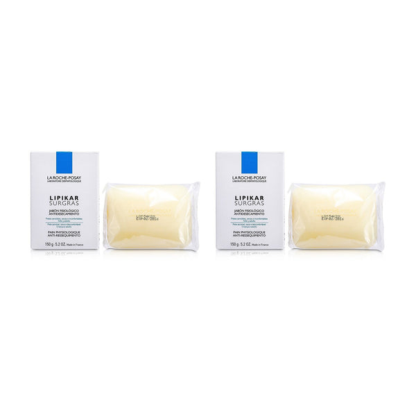 La Roche Posay Lipikar Surgras Cleansing Bar Duo Pack  2x150g/5.2oz