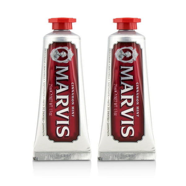 Marvis Cinnamon Mint Toothpaste Duo Pack (Travel Size)  2x25ml/1.3oz