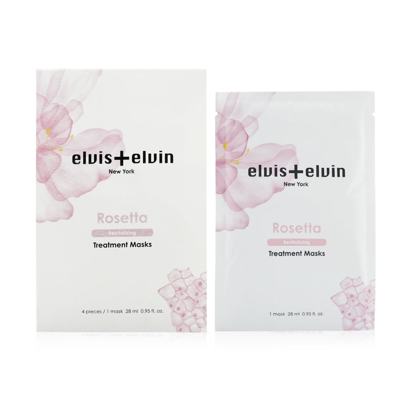 Elvis + Elvin Revitalizing Treatment Masks - Rosetta  4x28ml/0.95oz