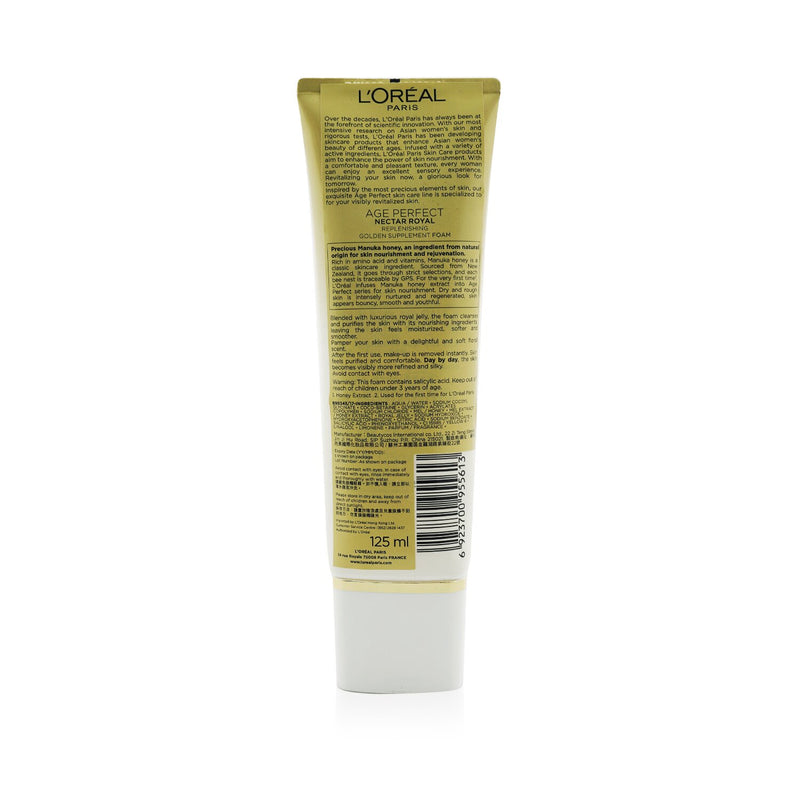 L'Oreal Age Perfect Nectar Royal Replenishing Golden Supplement Foam  125ml/4.2oz