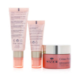 Nuxe My Booster Kit: Multi-Correction Gel Cream 40ml + Night Recovery Oil Balm 50ml + Multi-Correcting Eye balm gel 15 ml (Box Slightly Damaged)  3pcs