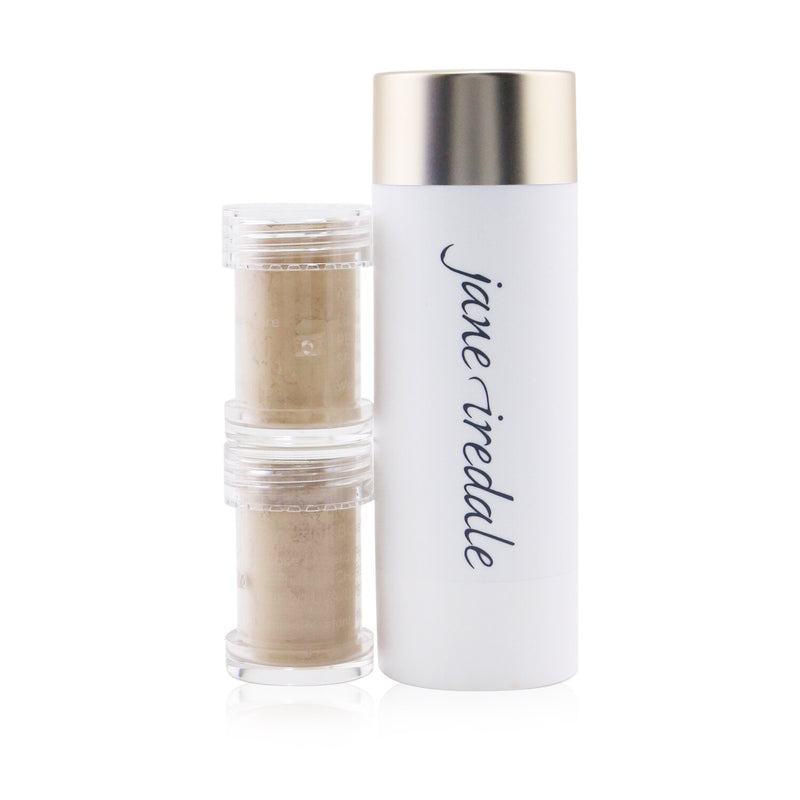 Jane Iredale Amazing Base Loose Mineral Powder SPF 20 Refillable Brush (1x Brush, 2x Refills) - Suntan  2x2.5g/0.09oz