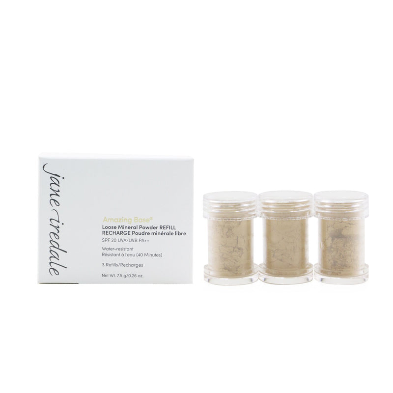 Jane Iredale Amazing Base Loose Mineral Powder SPF 20 Refill - Satin  3x2.5g/0.09oz