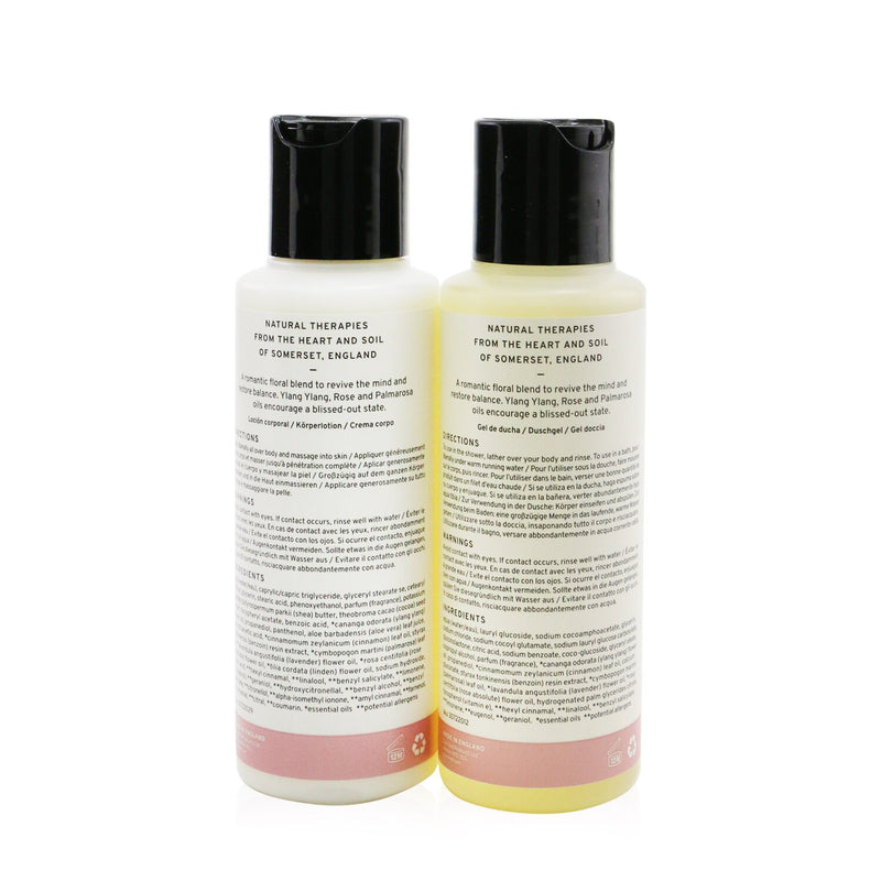 Cowshed Blissful Treats Duo Set: Indulge Blissful Bath & Shower Gel 100ml+ Indulge Blissful Body Lotion 100ml  2x100ml/3.38oz