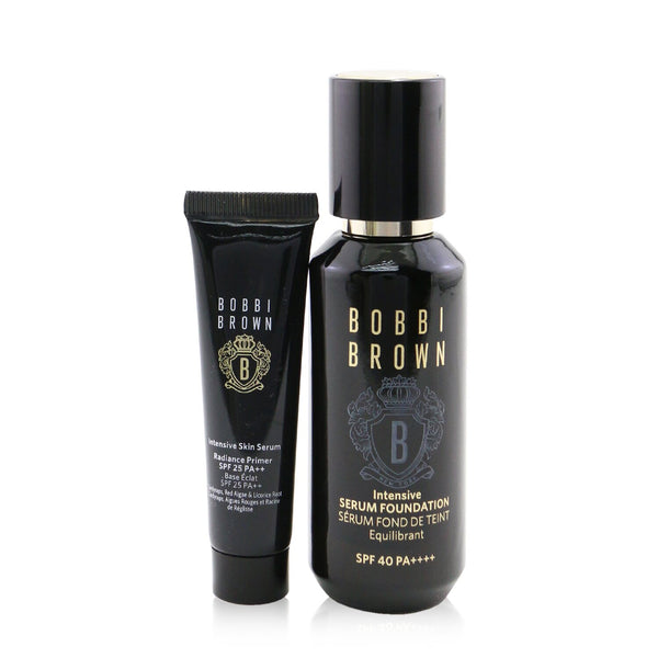 Bobbi Brown Intensive Serum Set (1x Foundation 30ml + 1x Primer 15ml) - # W-026 Warm Ivory  2pcs