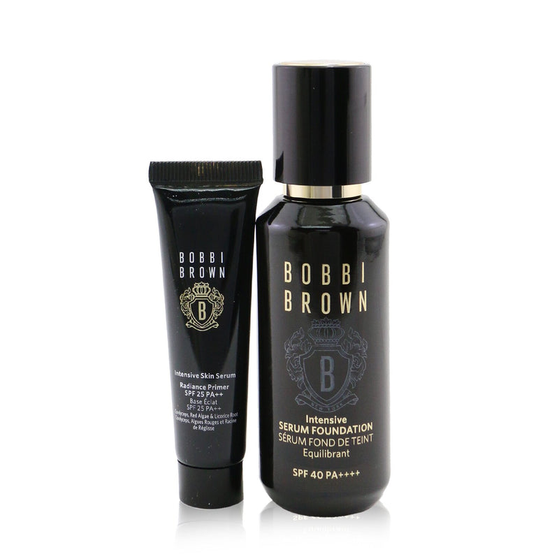 Bobbi Brown Intensive Serum Set (1x Foundation 30ml + 1x Primer 15ml) - # W-026 Warm Ivory  2pcs