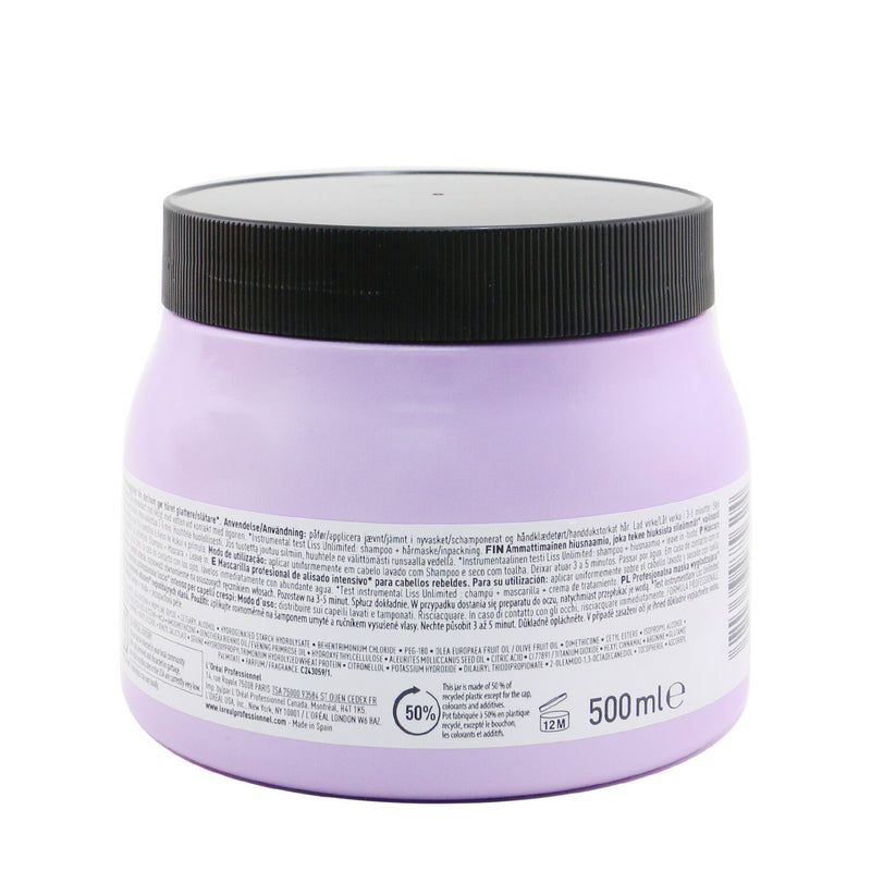 L'Oreal Professionnel Serie Expert - Liss Unlimited Prokeratin Intense Smoothing Mask (For Unruly Hair)  500ml/16.9oz