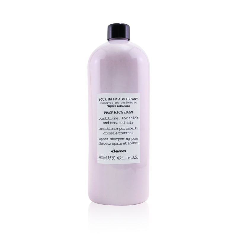 Davines Your Hair Assistant Prep Rich Balm Conditioner (For Thick and Treated Hair)  200ml/6.94oz