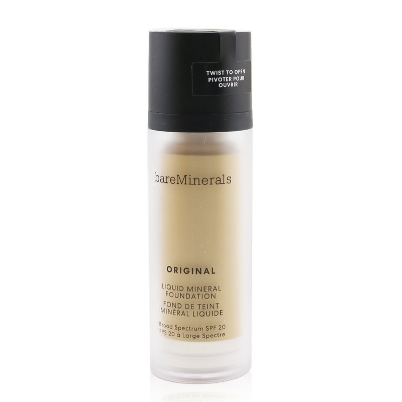 BareMinerals Original Liquid Mineral Foundation SPF 20 - # 12 Medium Beige (For Light Neutral Skin With A Peach Hue) (Exp. Date 09/2022)  30ml/1oz