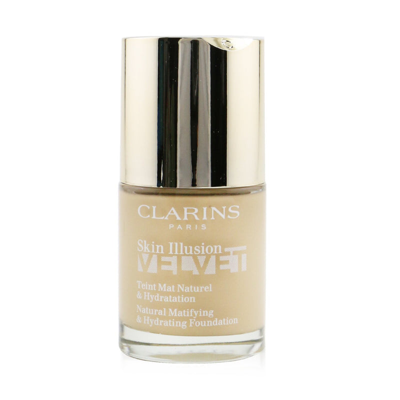 Clarins Skin Illusion Velvet Natural Matifying & Hydrating Foundation - # 112.3N Sandalwood  30ml/1oz