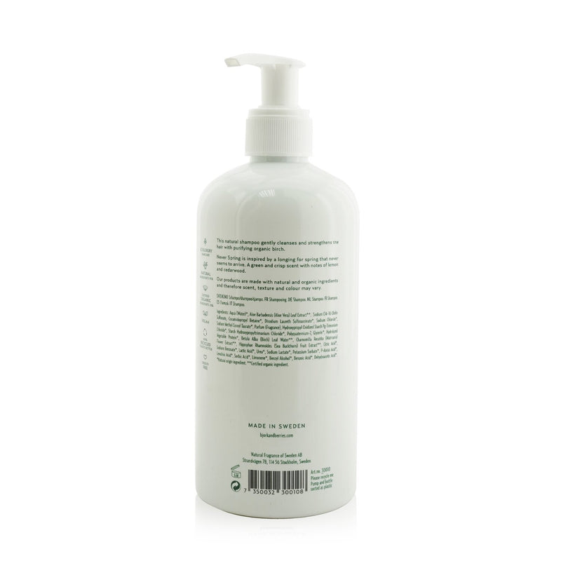 Bjork & Berries Never Spring Shampoo  400ml/13.5oz