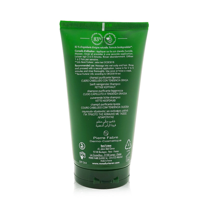 Rene Furterer Curbicia Purifying Ritual Normalizing Lightness Shampoo - Scalp Prone To Oiliness (Box Slightly Damaged)  150ml/5oz