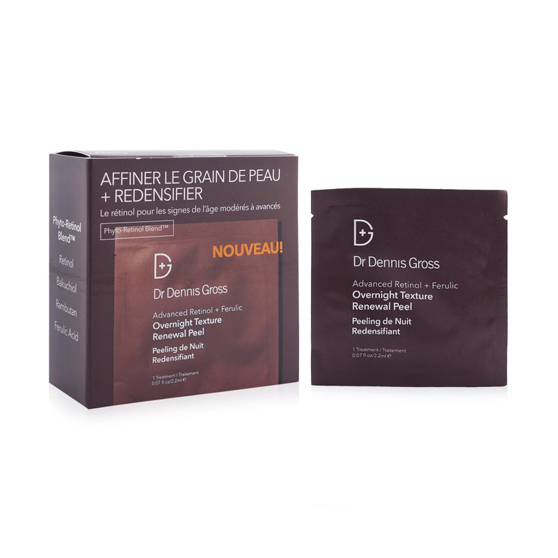 Dr Dennis Gross Advanced Retinol + Ferulic Overnight Texture Renewal Peel  16 Treatments