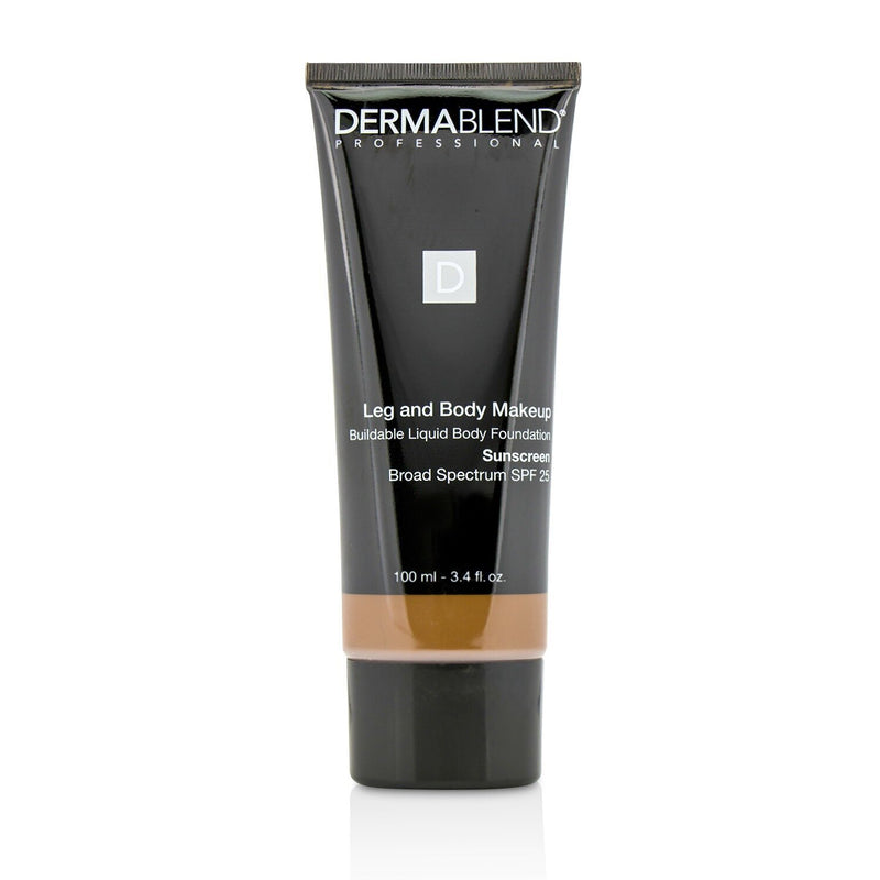 Dermablend Leg and Body Make Up Buildable Liquid Body Foundation Sunscreen Broad Spectrum SPF 25 - #Medium Bronze 45N  100ml/3.4oz