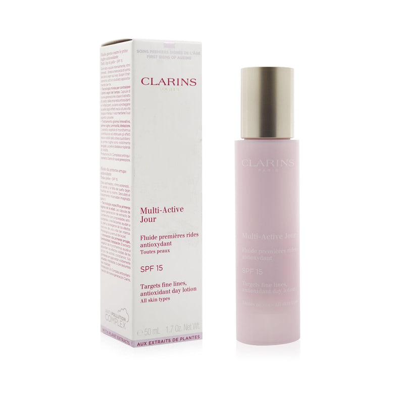 Clarins Multi-Active Day Targets Fine Lines Antioxidant Day Lotion SPF 15  50ml/1.7oz