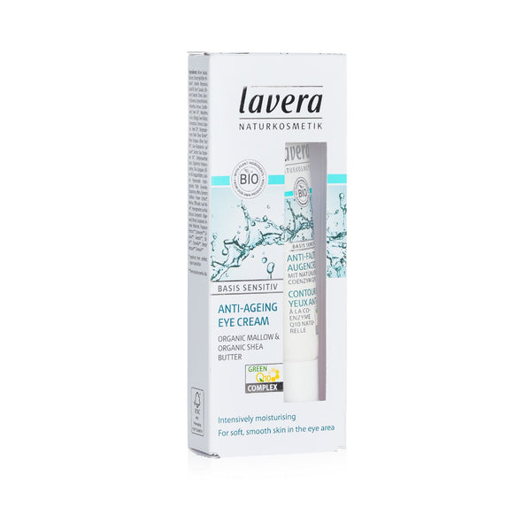 Lavera Basis Sensitiv Anti-Ageing Eye Cream - With Organic Mallow & Organic Shea Butter  15ml/0.5oz