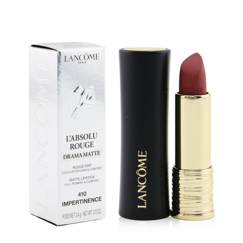 Lancome L'Absolu Rouge Lipstick - # 410 Impertinence (Drama Matte)  3.4g/0.12oz