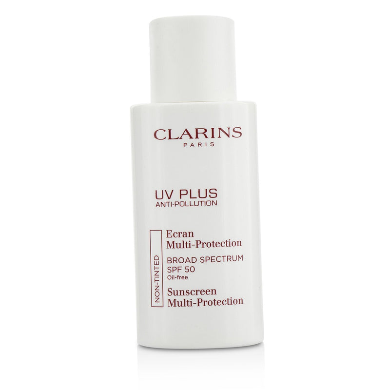 Clarins UV Plus Anti-Pollution Sunscreen Multi-Protection SPF 50 - Non Tinted (Box Slightly Damaged)  50ml/1.7oz