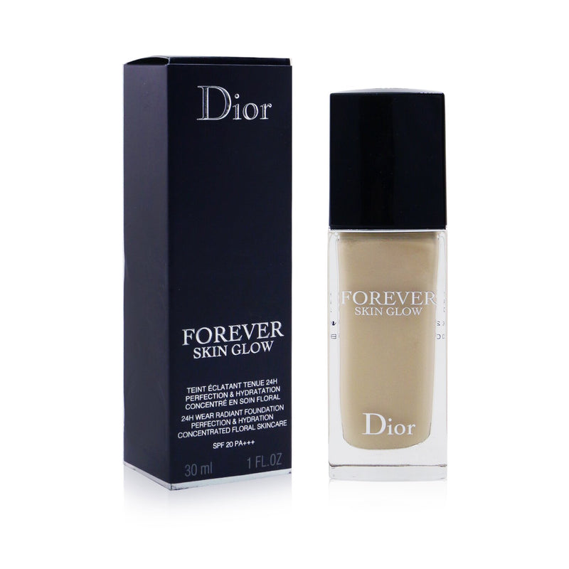 Christian Dior Dior Forever Skin Glow Clean Radiant 24H Wear Foundation SPF 20 - # 0N Neutral/Glow  30ml/1oz