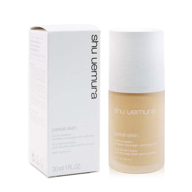 Shu Uemura Petal Skin Fluid Foundation SPF 20 - # 375 Light Amber  30ml/1oz