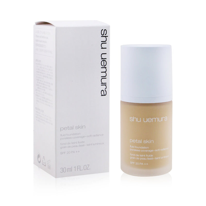 Shu Uemura Petal Skin Fluid Foundation SPF 20 - # 554 Medium Sand  30ml/1oz