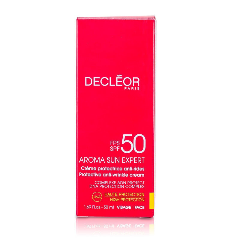 Decleor Aroma Sun Expert Protective Anti-Wrinkle Cream High Protection SPF 50 (Unboxed)  50ml/1.69oz