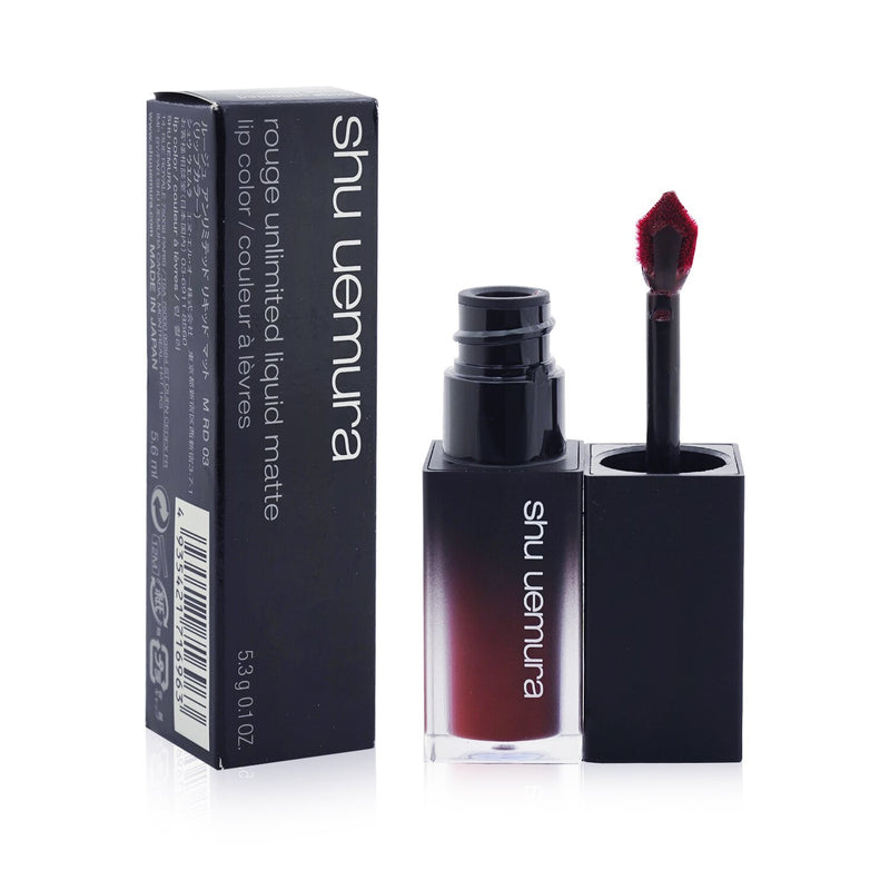 Shu Uemura Rouge Unlimited Liquid Matte - # M RD 03  3g/0.1oz