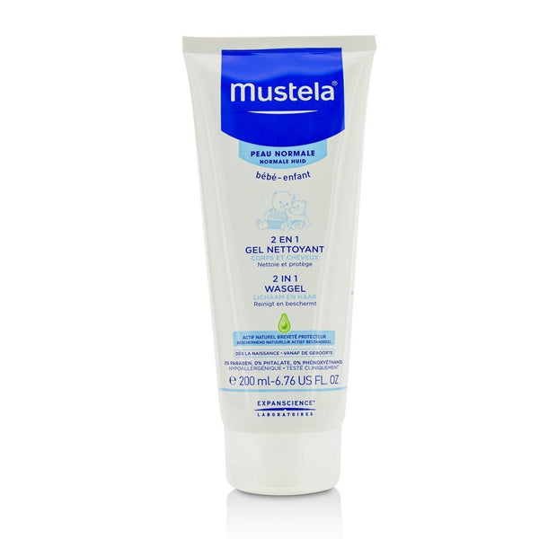 Mustela 2 In 1 Body & Hair Cleansing gel - For Normal Skin (Exp. Date: 10/2022)  200ml/6.76oz