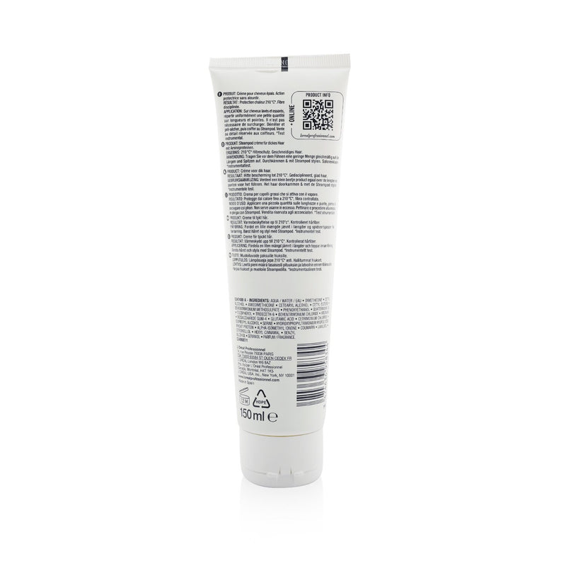 L'Oreal Professionnel Steampod Steam Active Cream (Smoothing + Protecting) (For Thick Hair)  150ml/5.1oz