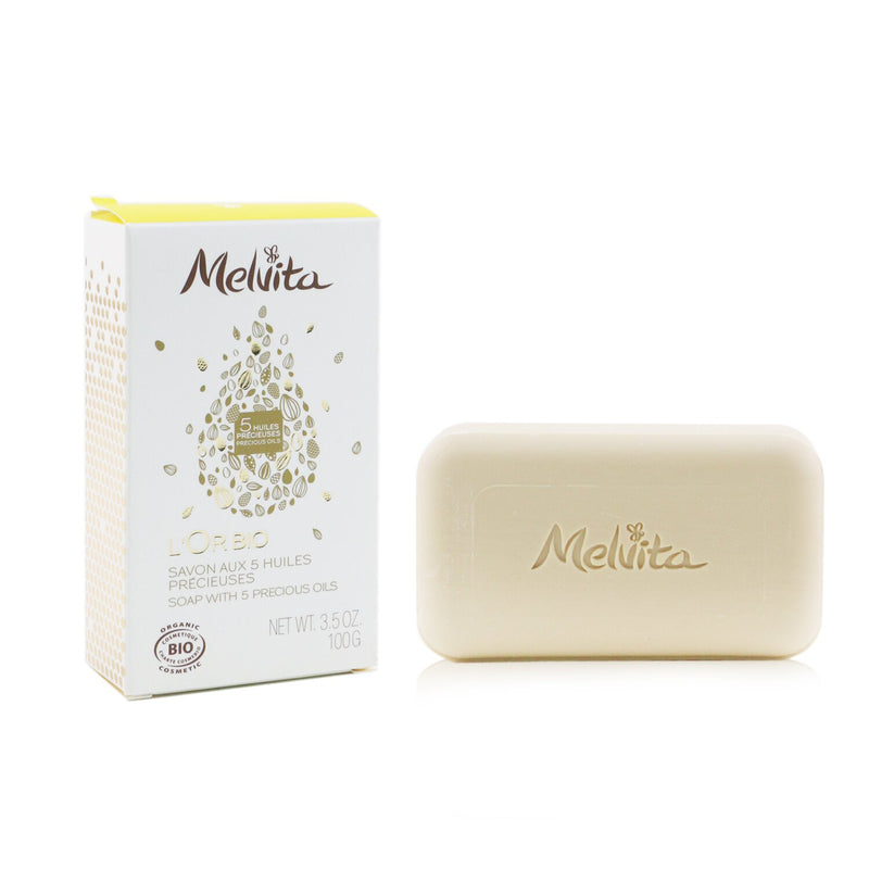 Melvita L'Or Bio Soap With 5 Precious Oils  100g/3.5oz