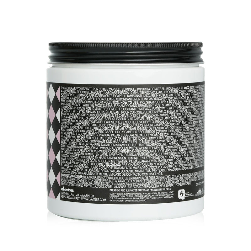 Davines The Purity Circle Away From Pollution Hair And Scalp Mask  750ml/26.44oz