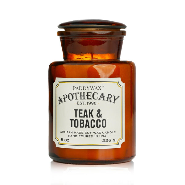 Paddywax Apothecary Candle - Teak & Tobacco  226g/8oz