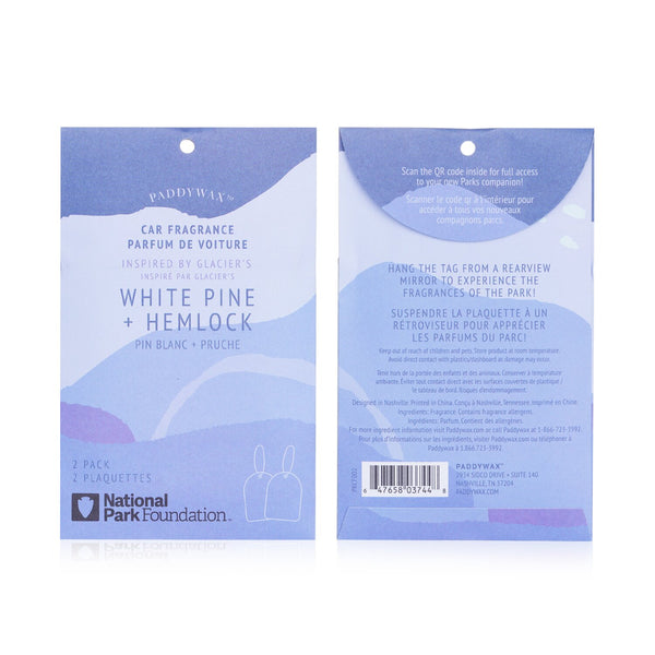 Paddywax Parks Car Fragrance - Glacier  2packs