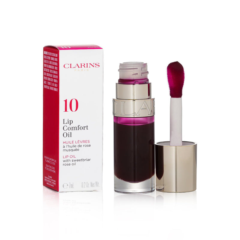 Clarins Lip Comfort Oil - # 10 Plum  7ml/0.2oz