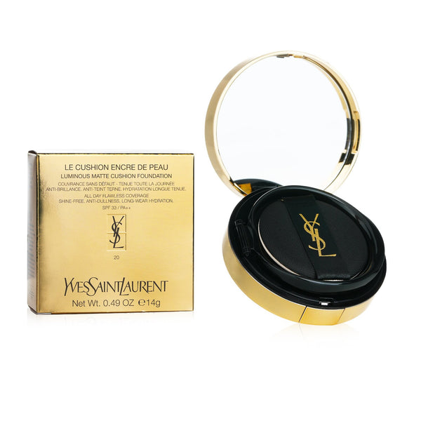 Yves Saint Laurent Le Cushion Encre De Peau Luminous Matte Cushion Foundation SPF33 - # 20  14g/0.49oz