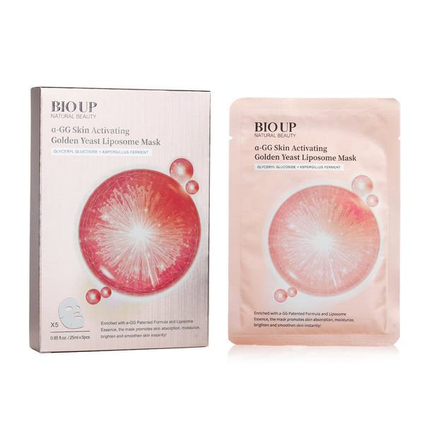 Natural Beauty BIO UP a-GG Skin Activating Golden Yeast Liposome Mask  5 x 25ml/0.84oz