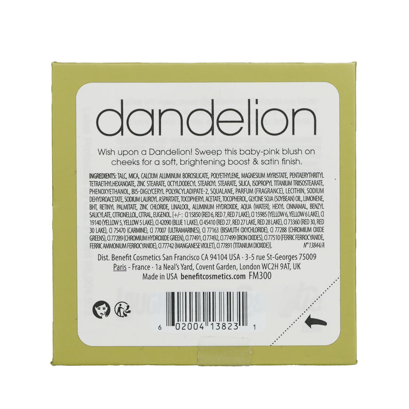 Benefit Dandelion Baby Pink Brightening Blush  6g/0.21oz