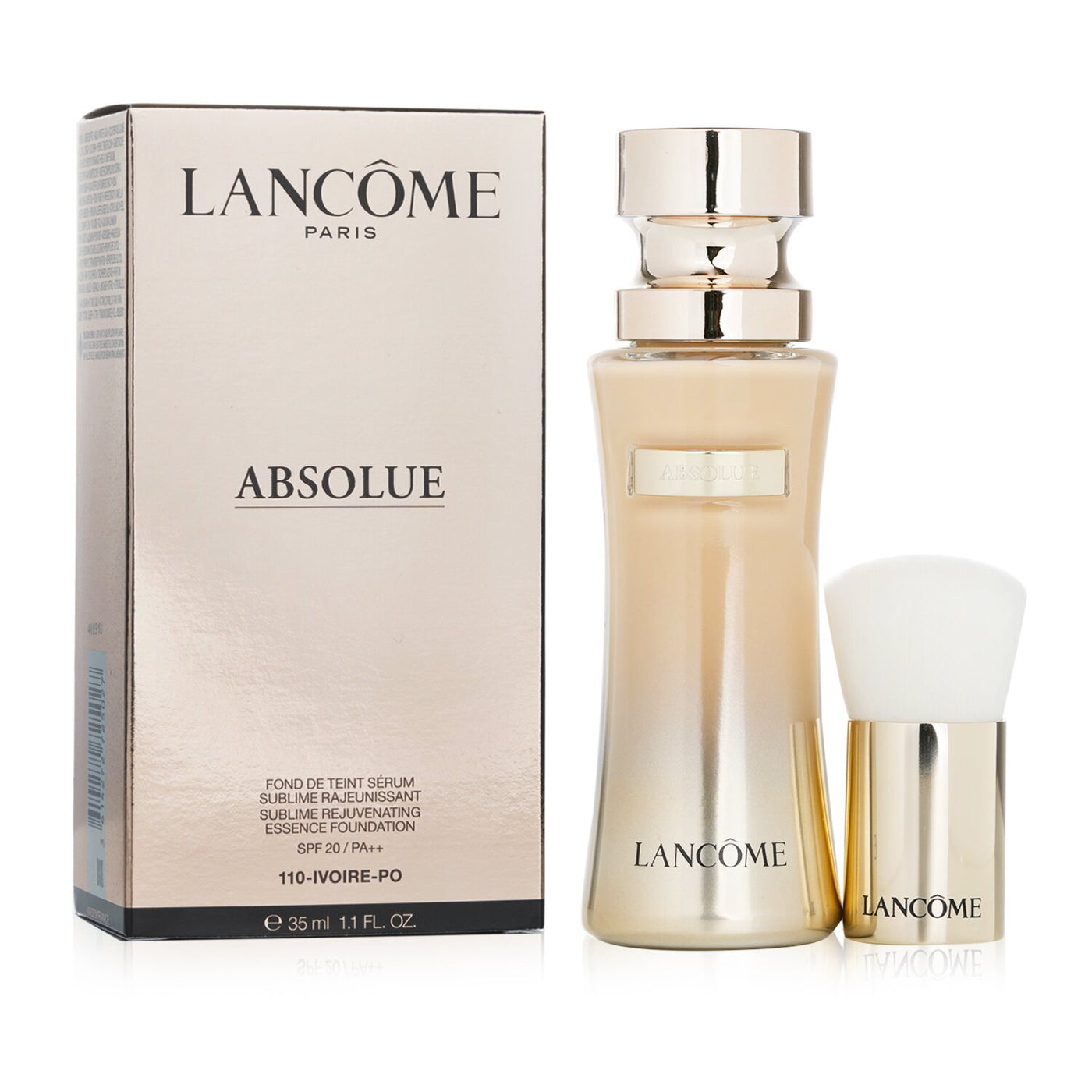 LANCOME ABSOLUE 110-IVOIRE-PO 新品未使用 Lancome Absolue Essence Foundation SPF20 #110 Ivoire-PO 35ml/1.1oz