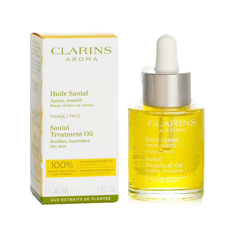 Clarins Face Treatment Oil - Santal (For Dry Skin)  30ml/1oz