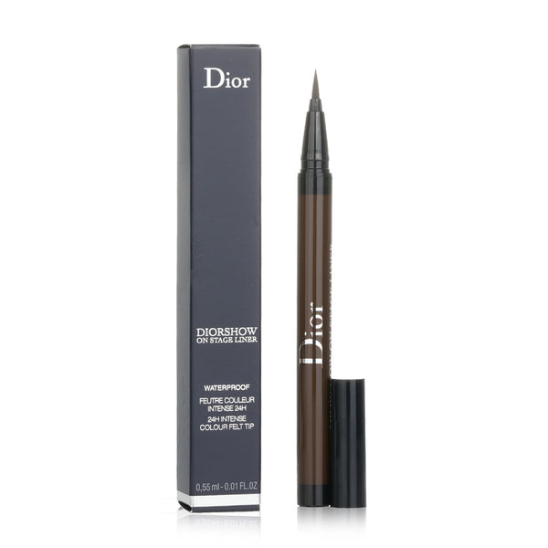 Christian Dior Diorshow On Stage Liner Waterproof Liquid Eyeliner - # 781 Matte Brown  0.55ml/0.01oz