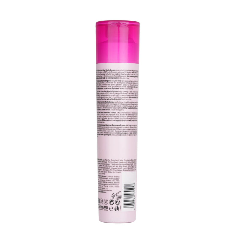 Schwarzkopf BC Bonacure pH 4.5 Color Freeze Silver Micellar Shampoo (For Grey & Lightened Hair)  250ml/8.5oz