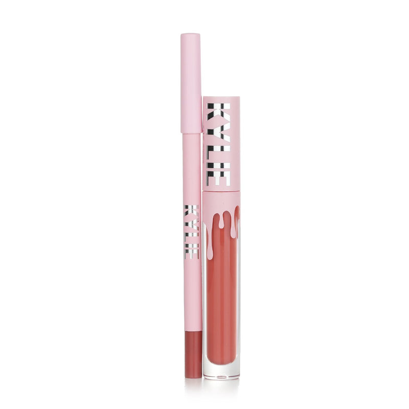 Kylie By Kylie Jenner Matte Lip Kit: Matte Liquid Lipstick 3ml + Lip Liner 1.1g - # 505 Autumn Matte  2pcs