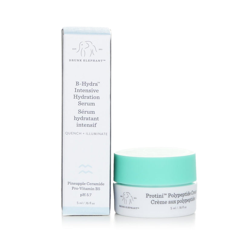 Drunk Elephant Drunk Elephant 2pcs Set: B-Hydra Intensive Hydration Serum 5ml + Protini Polypeptide Cream 5ml  2x5ml/0.16oz