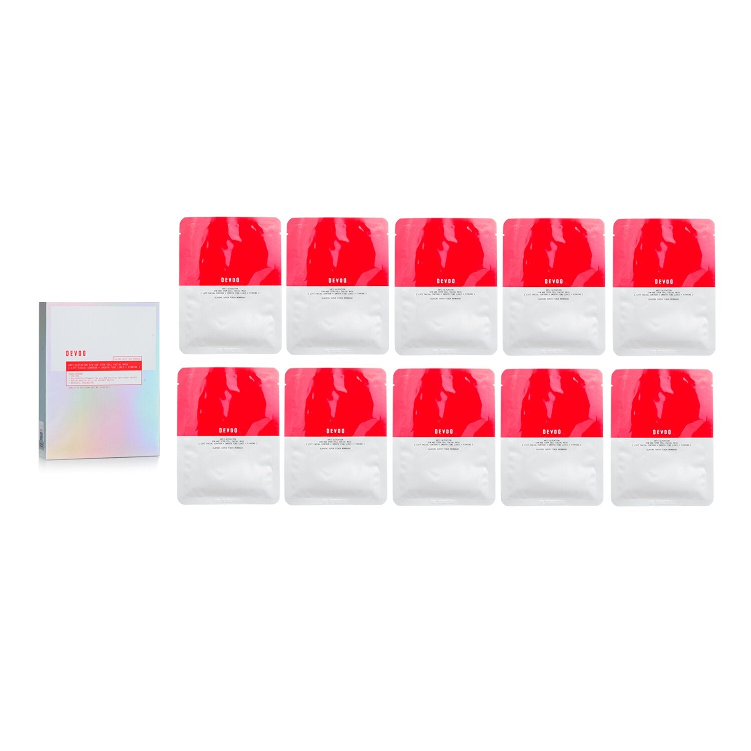 DEVDO Anti-glycation Syn-Ake Stem Cell Facial Mask 10x25ml/8.45oz ...