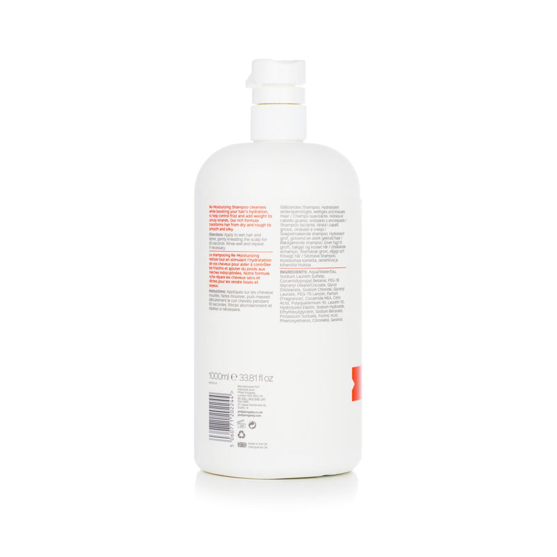 Philip Kingsley Re-Moisturizing Shampoo (For Hydrates Coarse, Wavy,Frizzy Hair)  1000ml/33.81oz