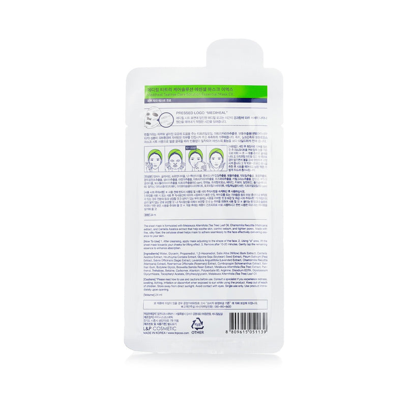 Mediheal Tea Tree Care Solution Essential Mask EX.  10pcs